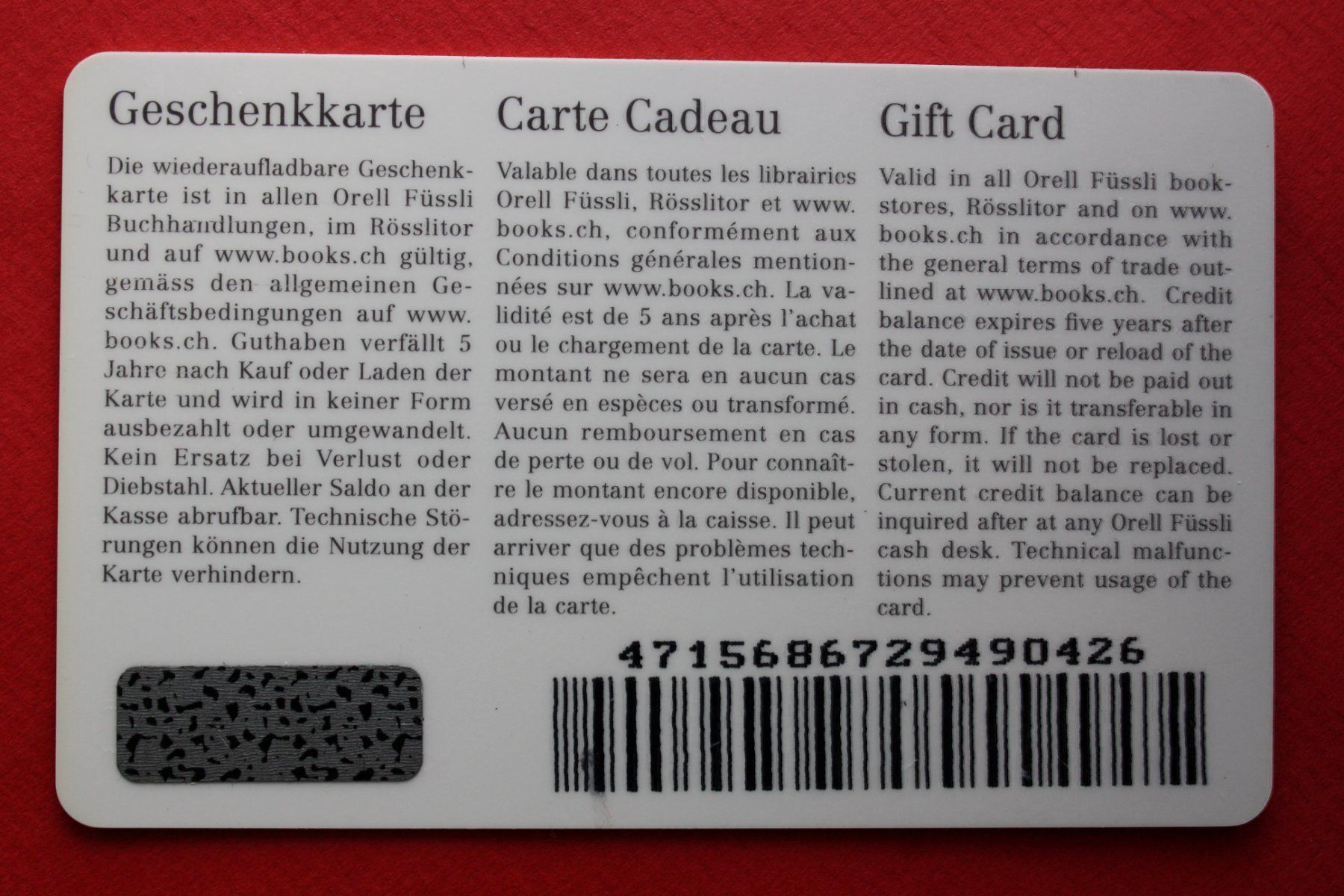 Karten: geschenkkarte – Gebraucht aus Laupen BE von Gufi57 1