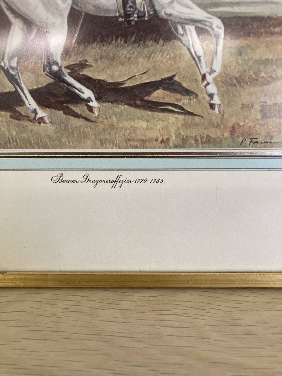 Foto & Immagini: Bild Berner Dragoneroffizier 1779-1783 – Usato da Aarwangen venduto da to-hirschi 2