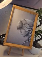 Portrait Femme Horloge