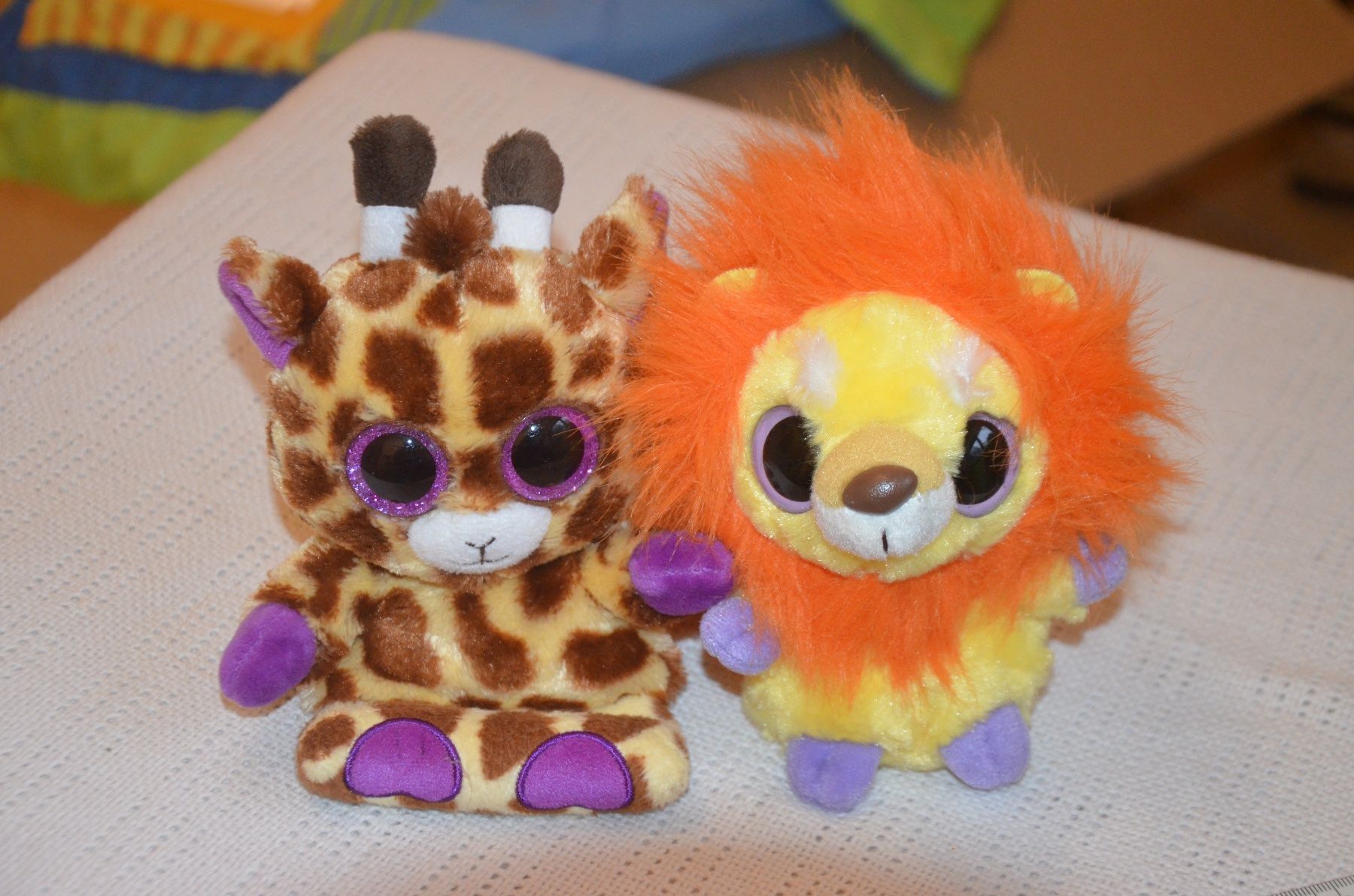 Spielzeuge: GIRAFFE + LOWE - PELUCHE – Gebraucht aus Chiasso von Dolly015