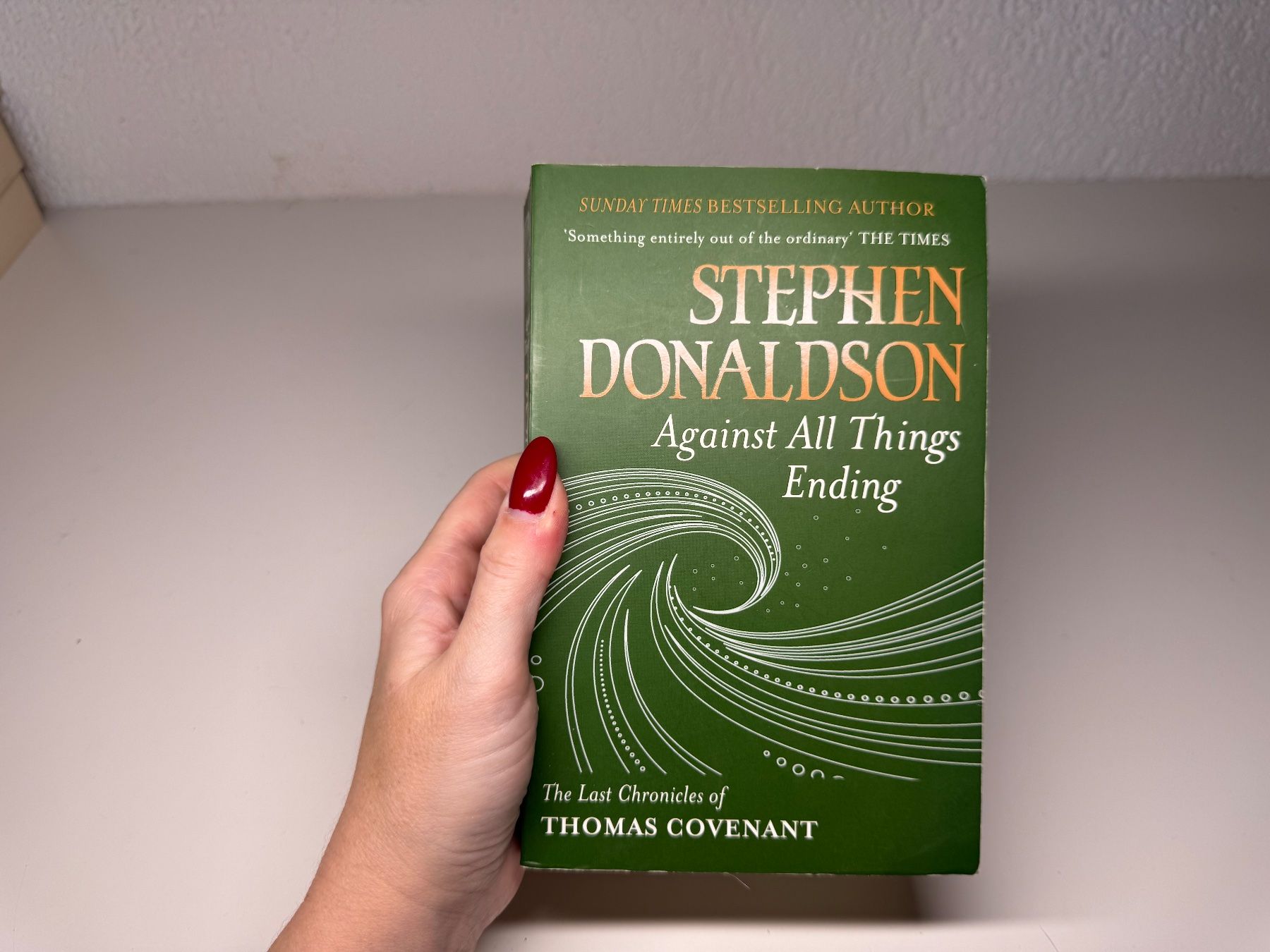 Libri: NOVEL: Stephen Donaldson, Against All Things Ending – Usato da Grosswangen venduto da English_books