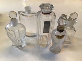 Antike Parfum Flacons Guerlain Lanvin Houbigant etc.