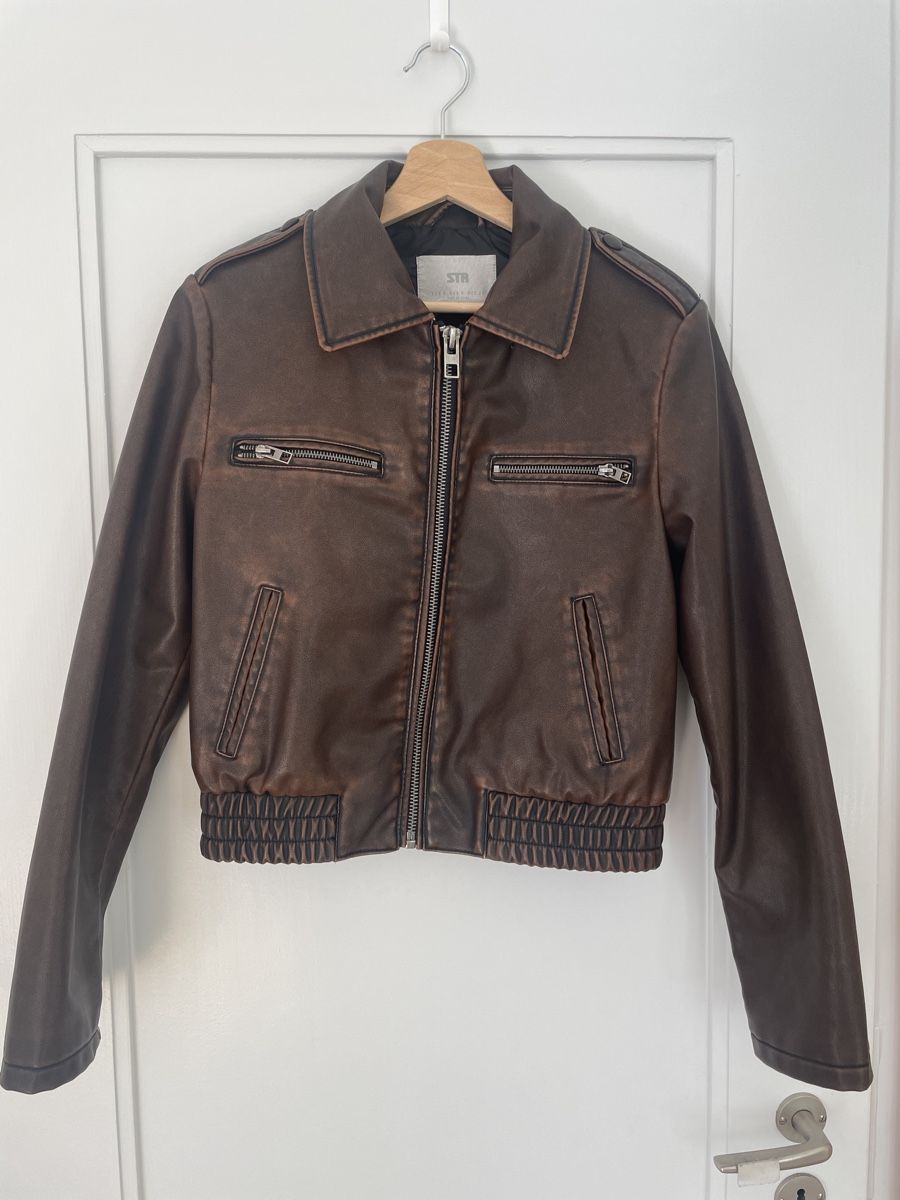 Giacche: Stylische Kunstlederjacke Grösse S – Nuovo (secondo la descrizione) da Wabern venduto da Inkr
