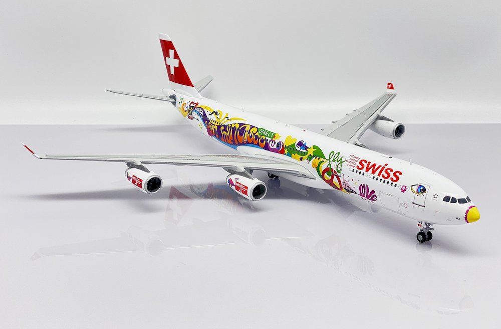 Swiss Modellbausätze & Standmodelle: A340-300 SWISS "San Francisco" 1:200 – Neu und originalverpackt aus Morges von iljamuromez 3