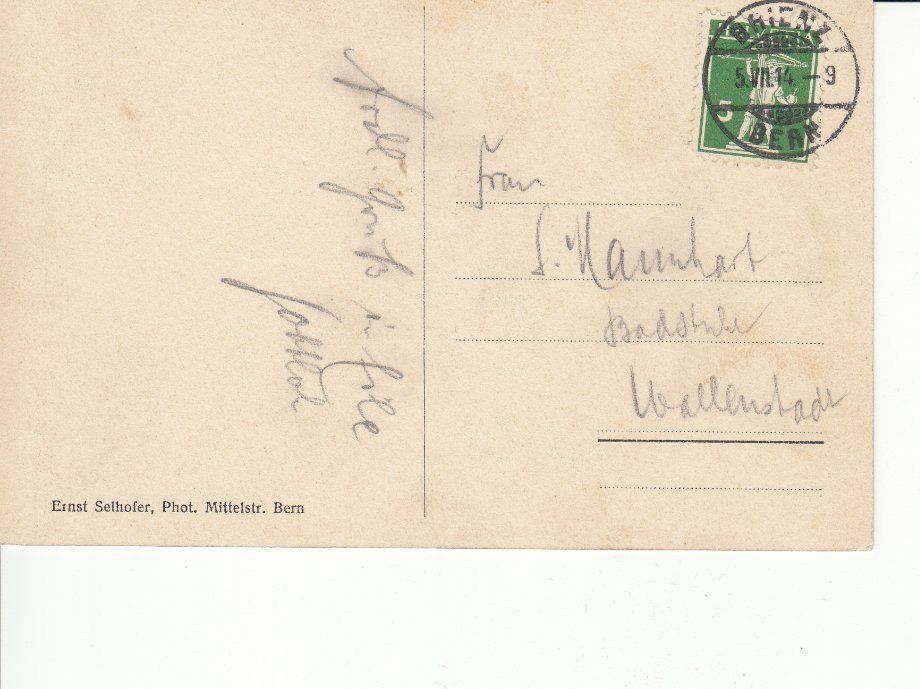 Ansichtskarten: Bern Kindlifresserbrunnen 1914 – Gebraucht aus Bürglen TG von StampGraf 1