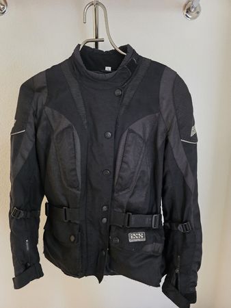 IXS Motorradjacke Damen Grösse L schwarz mit Protektoren