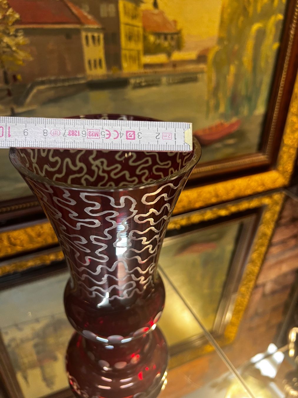 Vasi & Recipienti: Beautiful Bohemian Ruby Red Vase Aktion – Usato da Oberengstringen venduto da Cici7 4