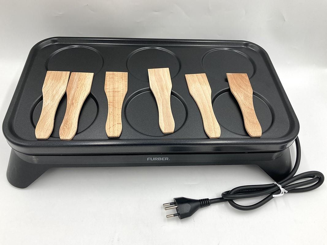 Elettrodomestici da cucina: FURBER | Mini-Crêpe-Maker | 1000W | Schwarz – Nuovo (secondo la descrizione) da Wittenbach venduto da Restwert_St-Gallen