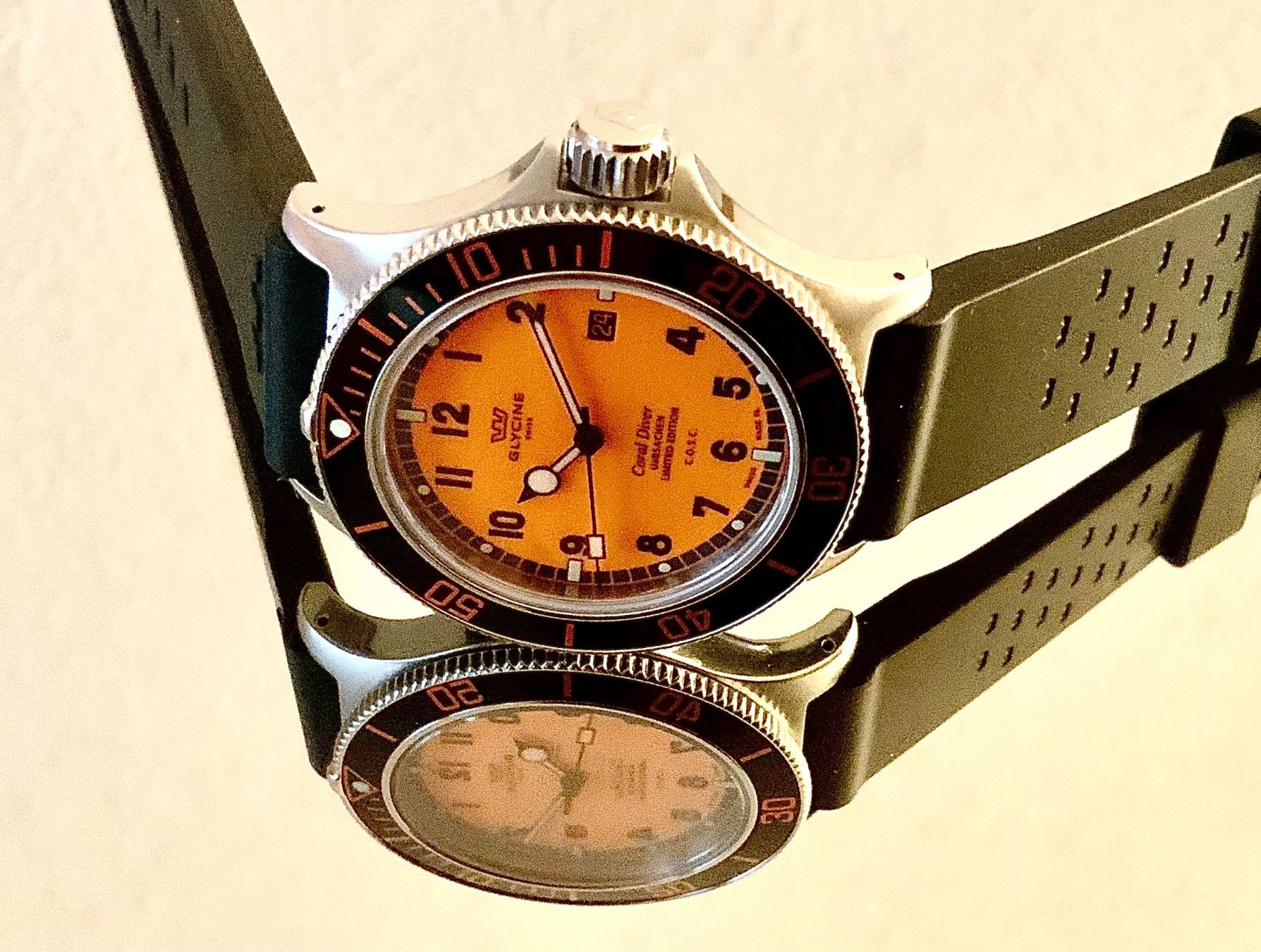 Glycine Orologi: Glycine Combat Diver, Twin-Set, Full Set /COSC Chronometer – Usato da Basel venduto da inok66 3