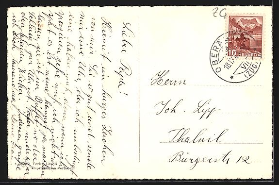 Cartes postales: Oberägeri, Ländli am Aegerisee, Kurans – D'occasion à Berlin par bartko-reher 1