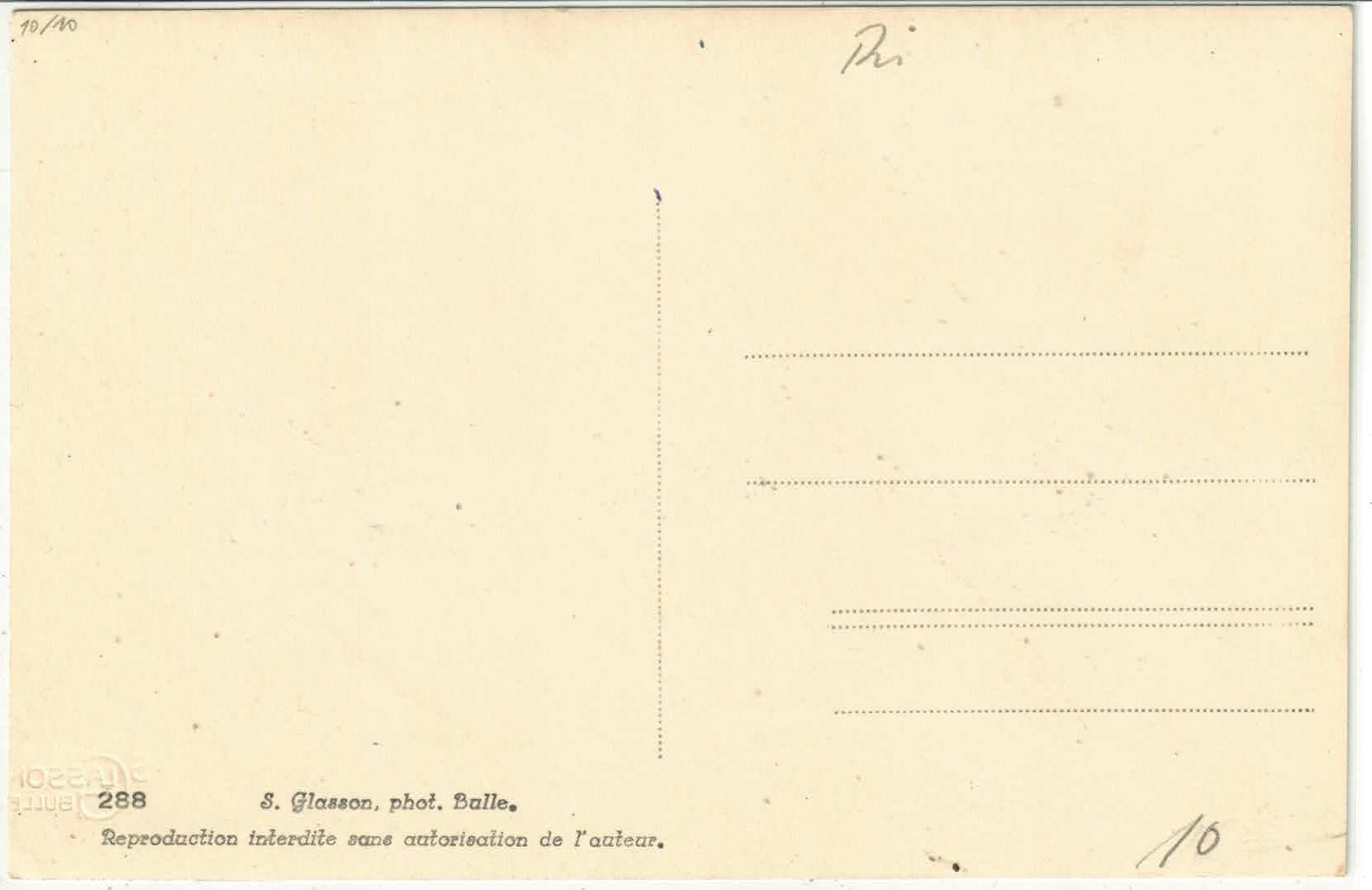 Cartes postales: Bulle - Vue generale – Défectueux à Ettingen par Kartenplanet 1