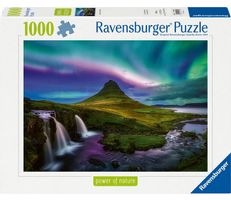Ravensburger 1000 Teile Puzzle Nordlichter über Kirkjufell