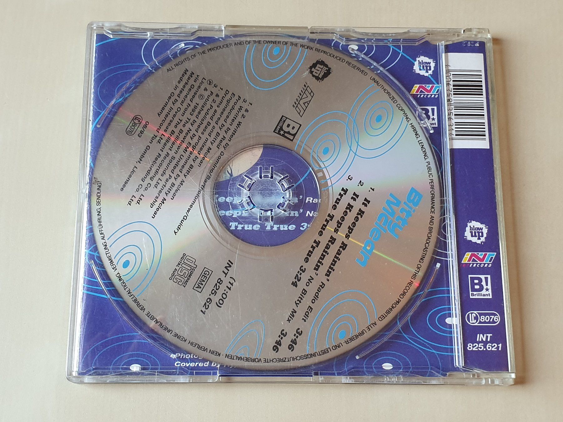 CD: Bitty Mclean It keeps Rainin' – Usato da Stansstad venduto da collectorsshop 1