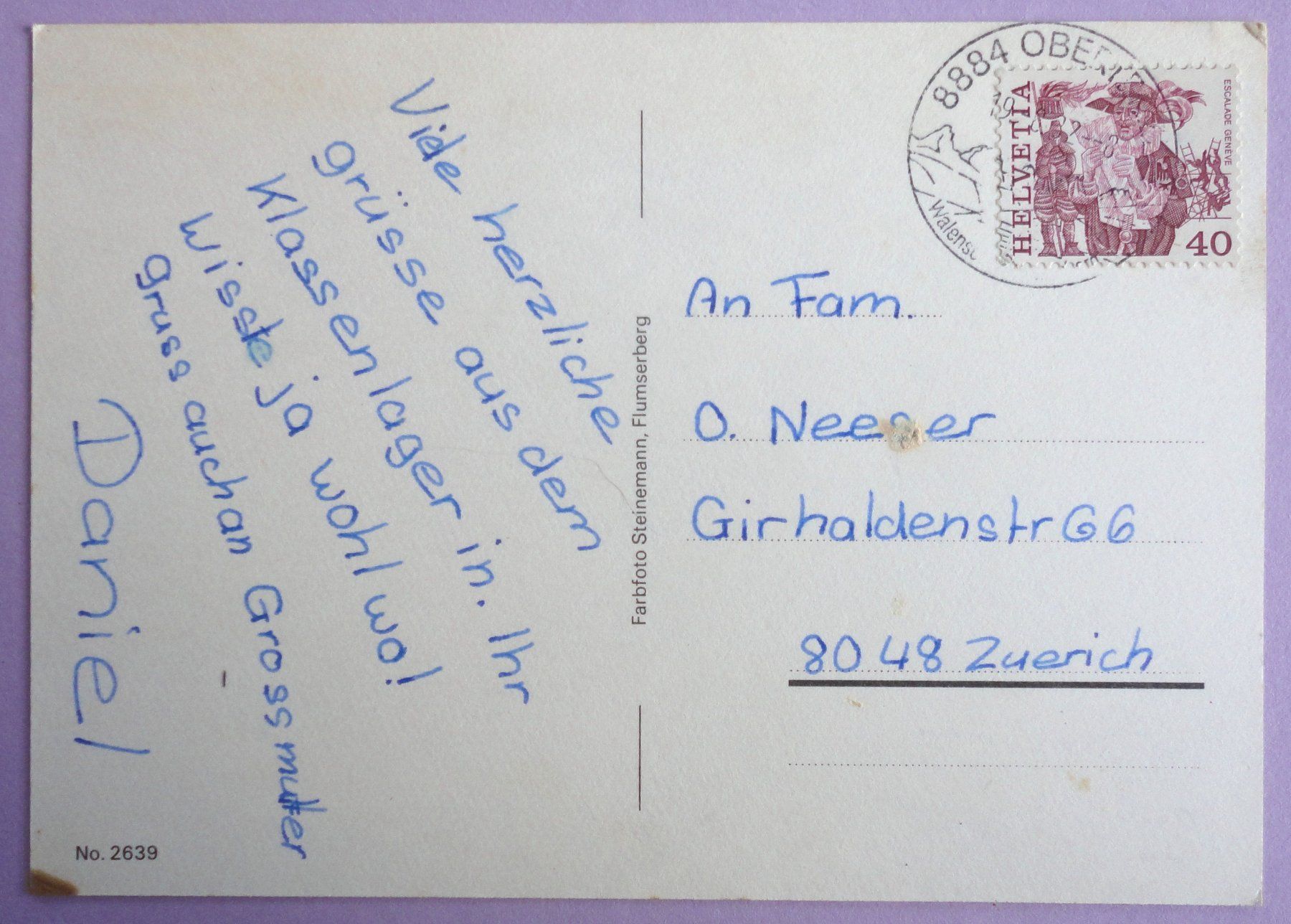 Cartoline postali: Walensee, St. Galler Oberland – Difettoso da Fétigny venduto da Billy2miny 1