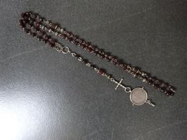 Antiker Osterlamm Rosenkranz / 43cm
