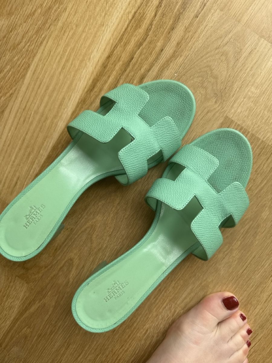 Hermès Scarpe da donna: Hermès sandals, size 39, green – Usato da Fribourg venduto da ksu_65bh 2