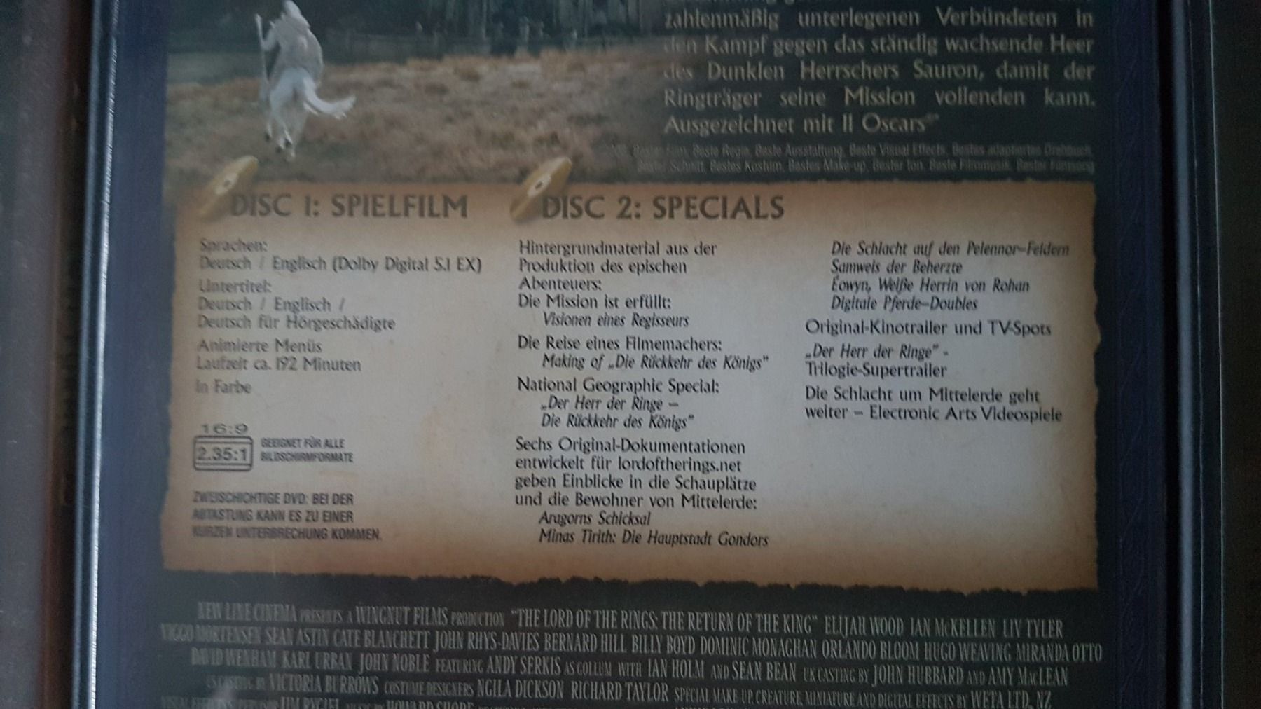 Tutti i DVDs: DVD Herr der Ringe Trilogie – Usato da Oetwil am See venduto da fineli2 2