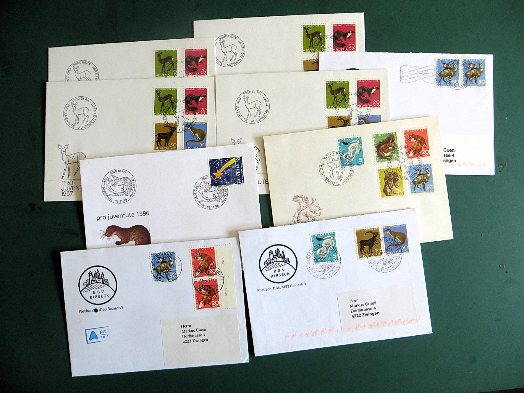 Alle Briefmarken: Briefmarken – Gebraucht aus Zwingen von Hemafa 6