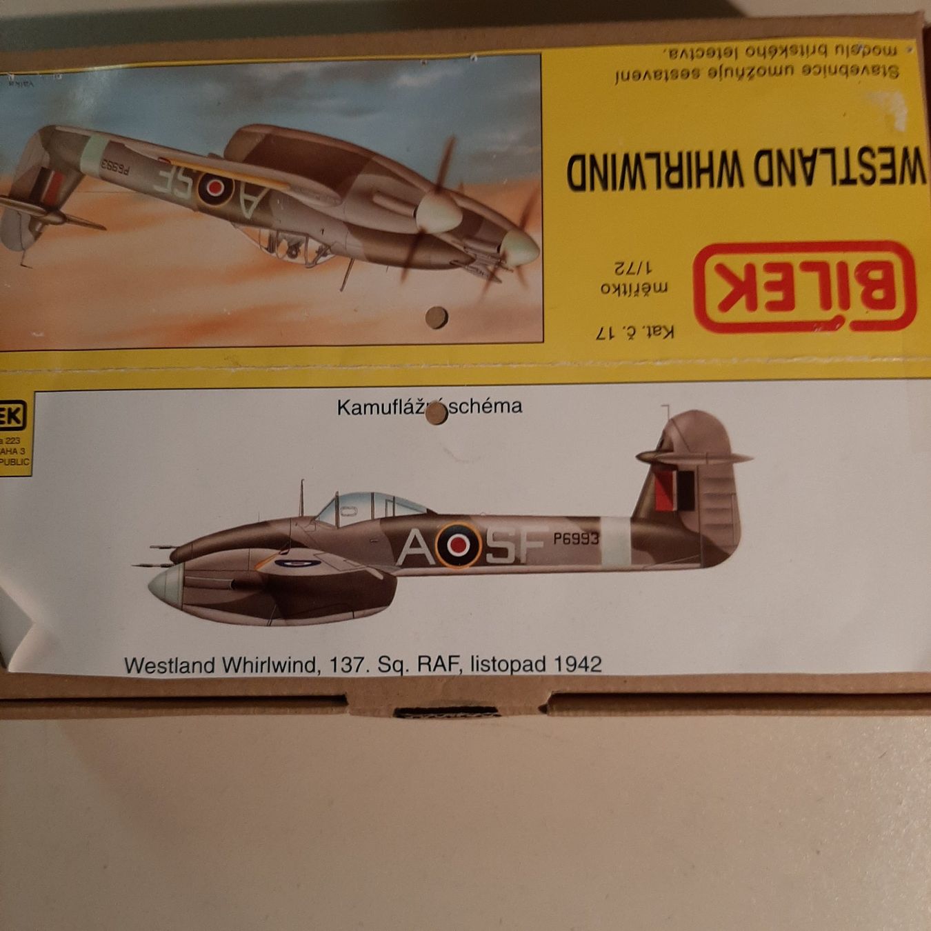 Kit di modellismo & Modellini statici: 2974 ... Westland Whirlwind ... Bilek 17 – Nuovo (secondo la descrizione) da Bonstetten venduto da Benibanny59 1