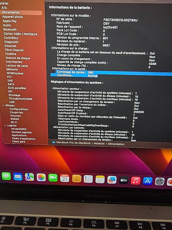 Apple Notebook: MacBook Pro 13 année 2017 - I5 - 8Gb - SSD – Usato da Renens VD venduto da MTD2211 9