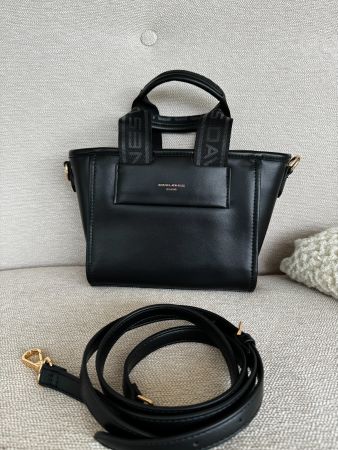 David Jones Handtasche schwarz-gold