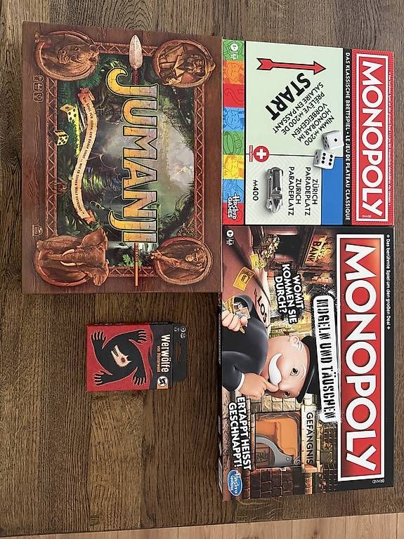 Giochi: Monopoly, Jumanji, Werwölfle – Usato da Aadorf venduto da Apoly