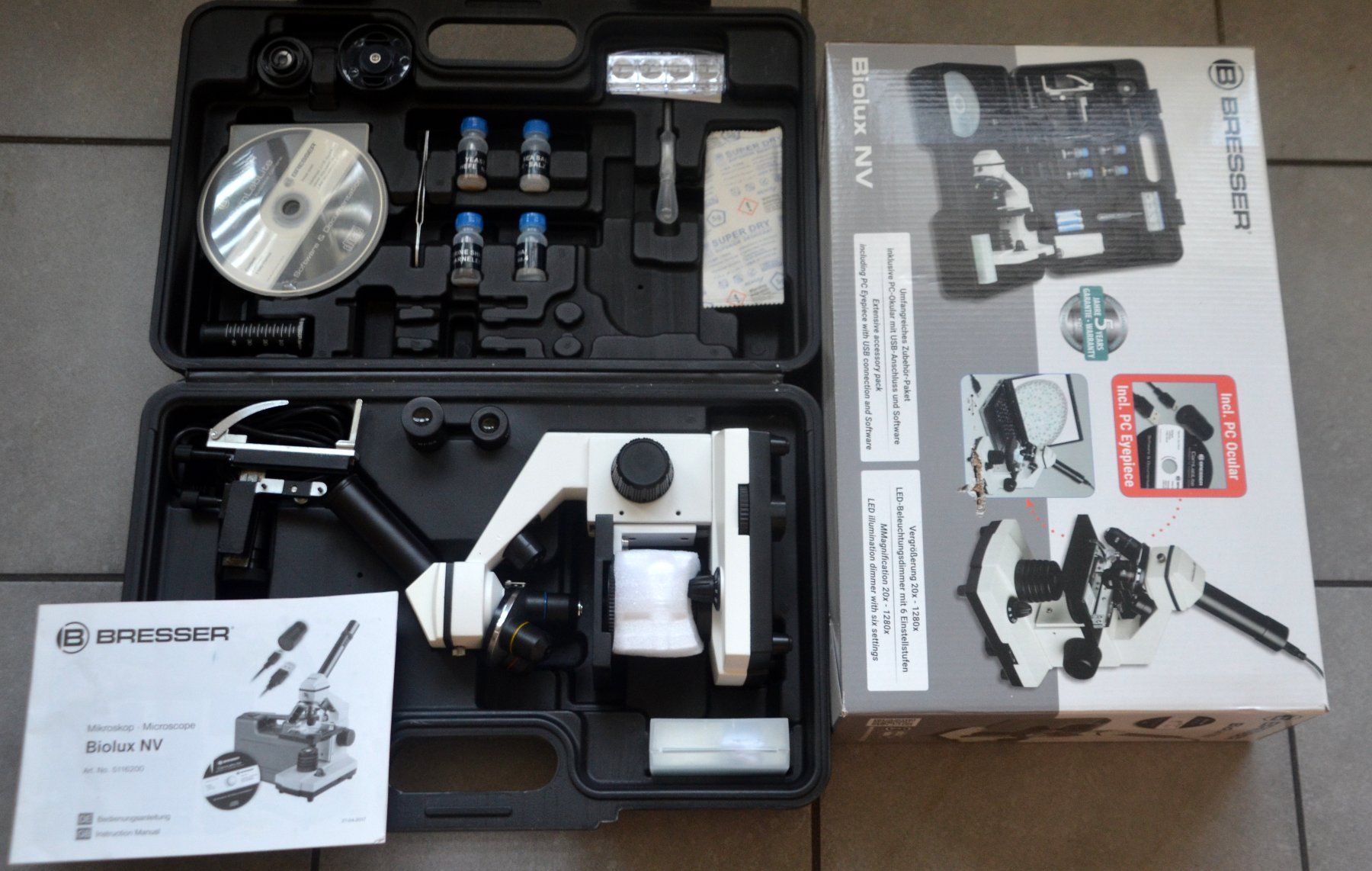 Mikroskopie: Bresser Biolux NV + HD USB-Kamera Mikroskop / microscope – Gebraucht aus Collonges von arashee 1
