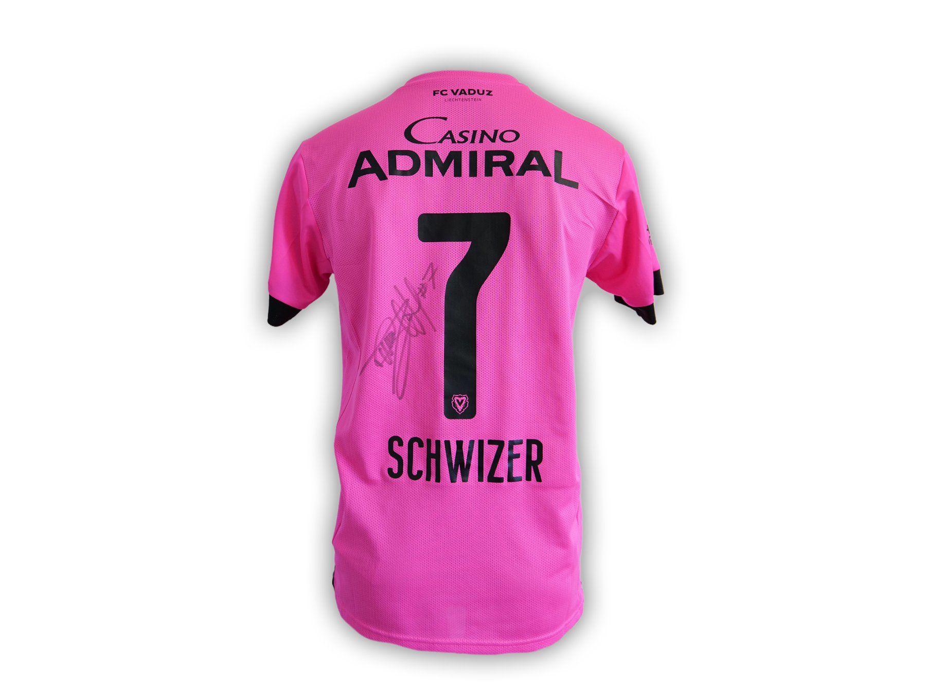 Puma Leibchen & Hosen: FC Vaduz Matchworn Sondertrikot "7-SCHWIZER" – Gebraucht aus Vaduz von fcvaduz1932 1