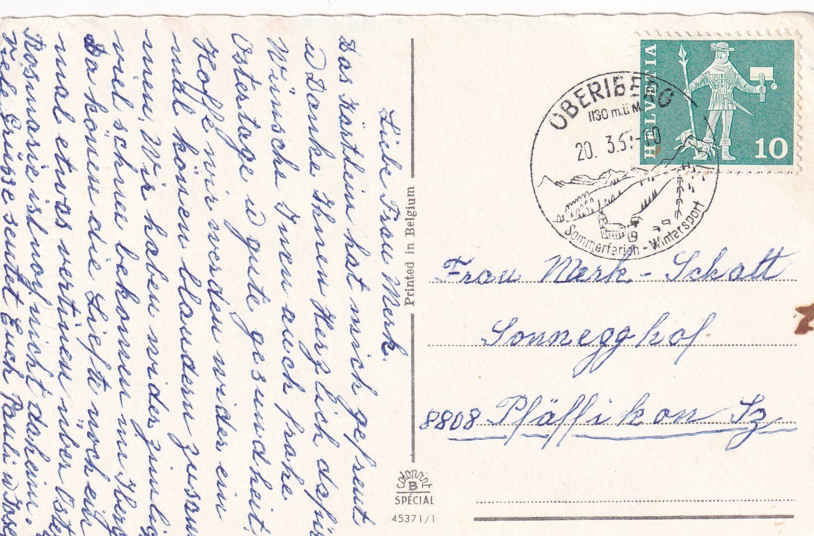 Cartoline postali: Glückwunsch, Ostern /ay – Usato da Hombrechtikon venduto da Rudolf07 1