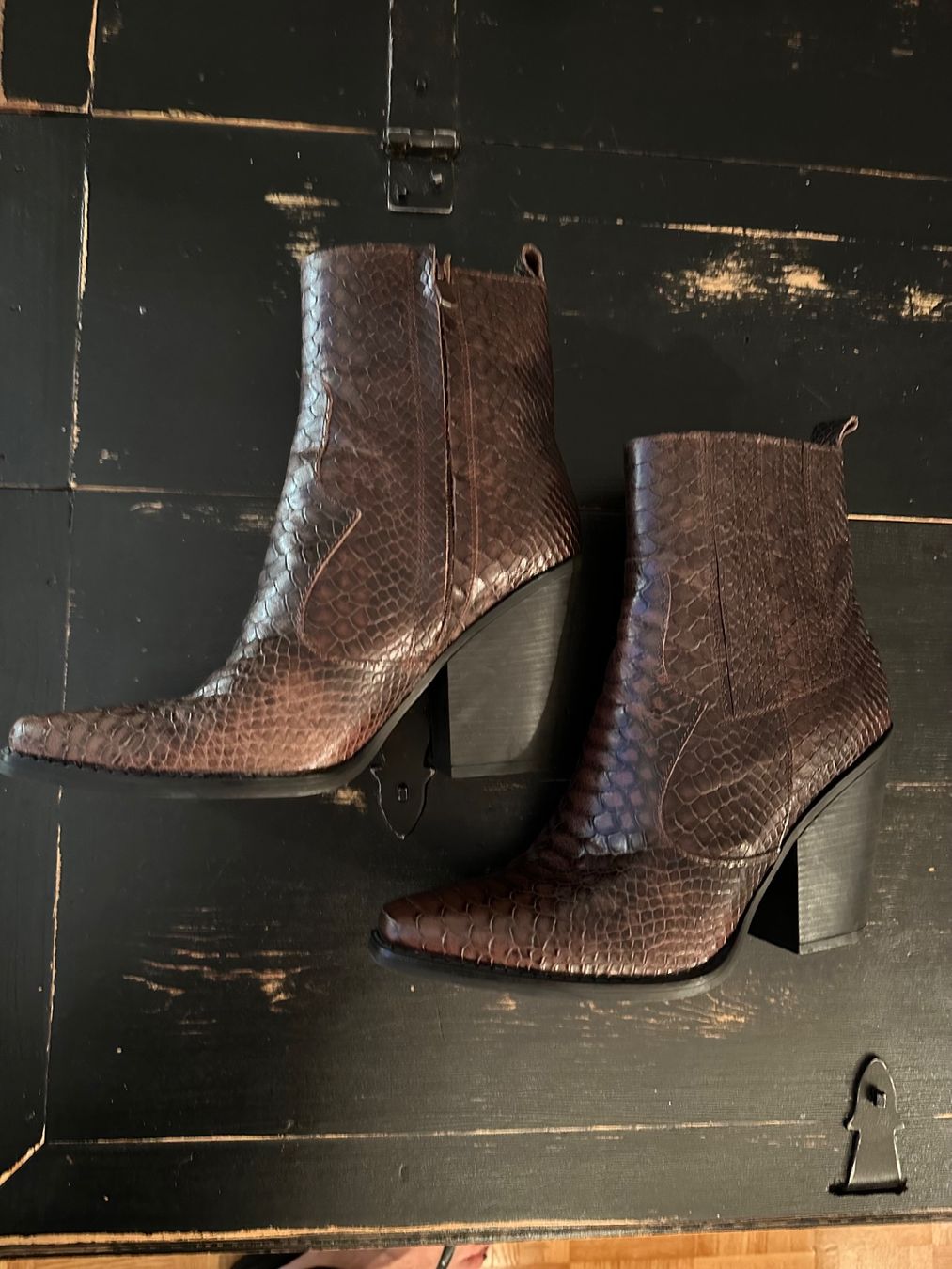 Scarpe da donna: Stiefeletten Leder Grösse 39 – Nuovo (secondo la descrizione) da Zürich venduto da Faetze0 2