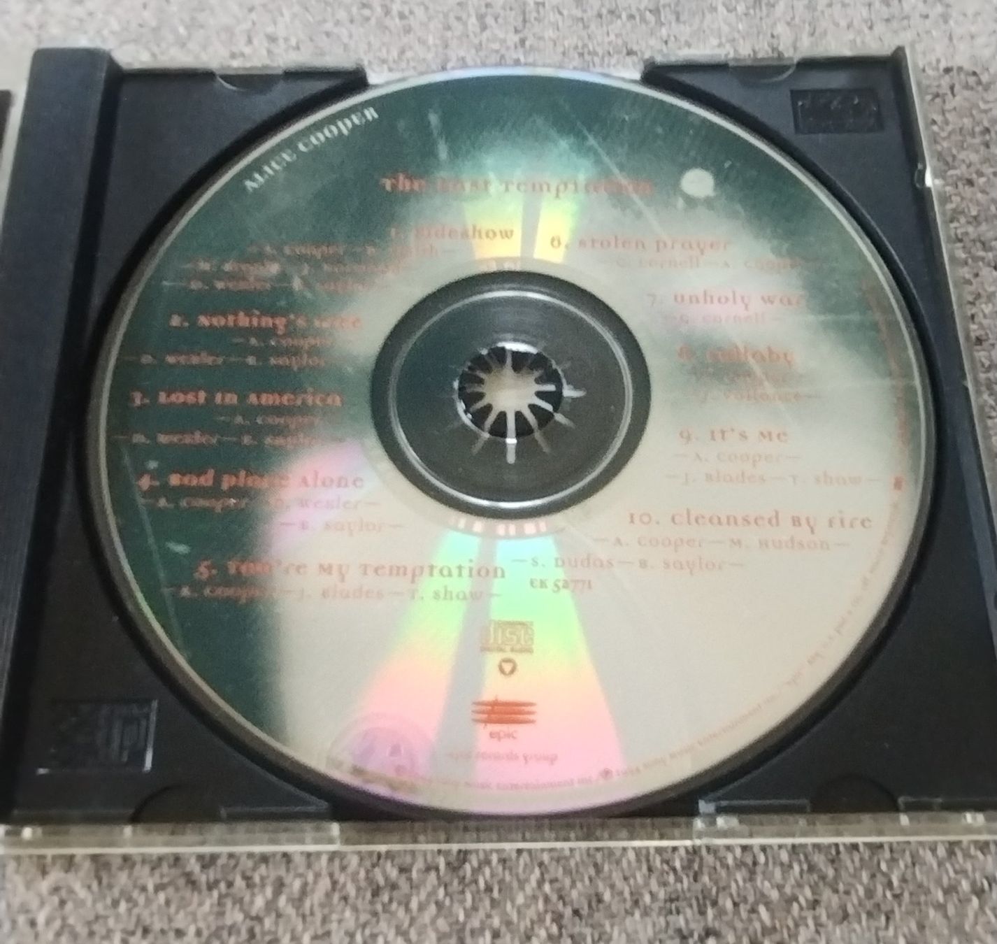 CDs: Alice Cooper " The last Temptation" – Gebraucht aus Lausanne von Martinucci 1