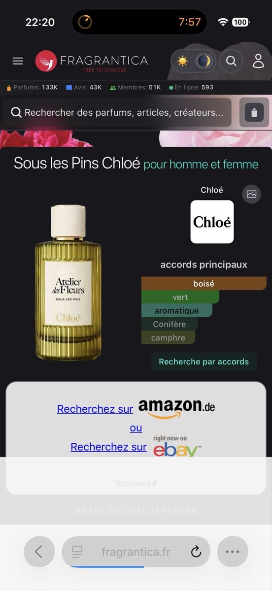 Chloé Profumi & Eau de Toilette: Sous les Pins Chloé ,Neu 2026, 2 ml – Usato da Sursee venduto da nri_g5z8 1