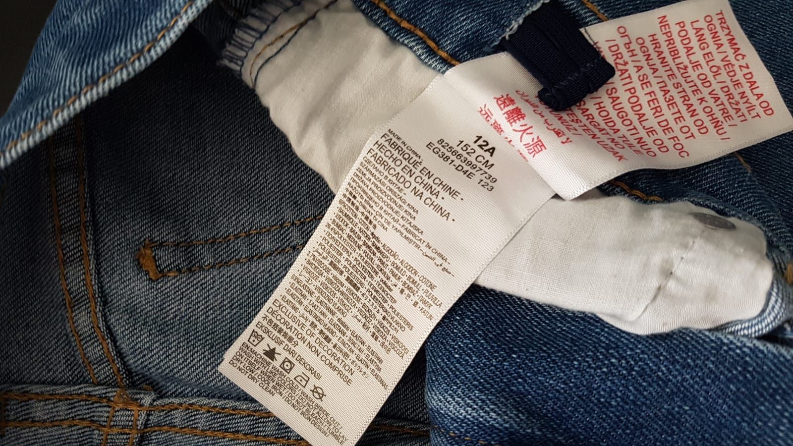 Levi's Pantaloni: Levis Wide Leg Gr.12(A) 152cm. – Usato da Zürich venduto da ata_c8nh 4