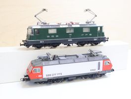 ROCO/Fleischmann 2 x SBB Re 4/4 E-Lok - AC H0 Doppelpack