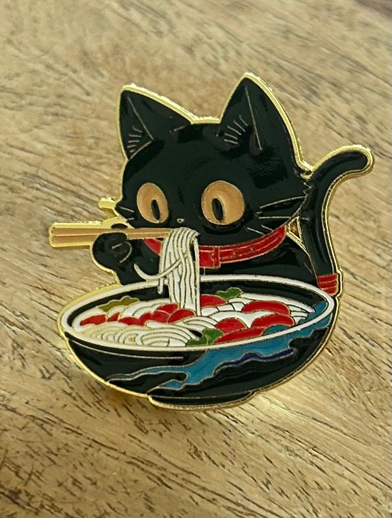 Placchette & Badge: Pin Katze Noodles – Nuovo e nell'imballaggio originale da Geneve venduto da vane267