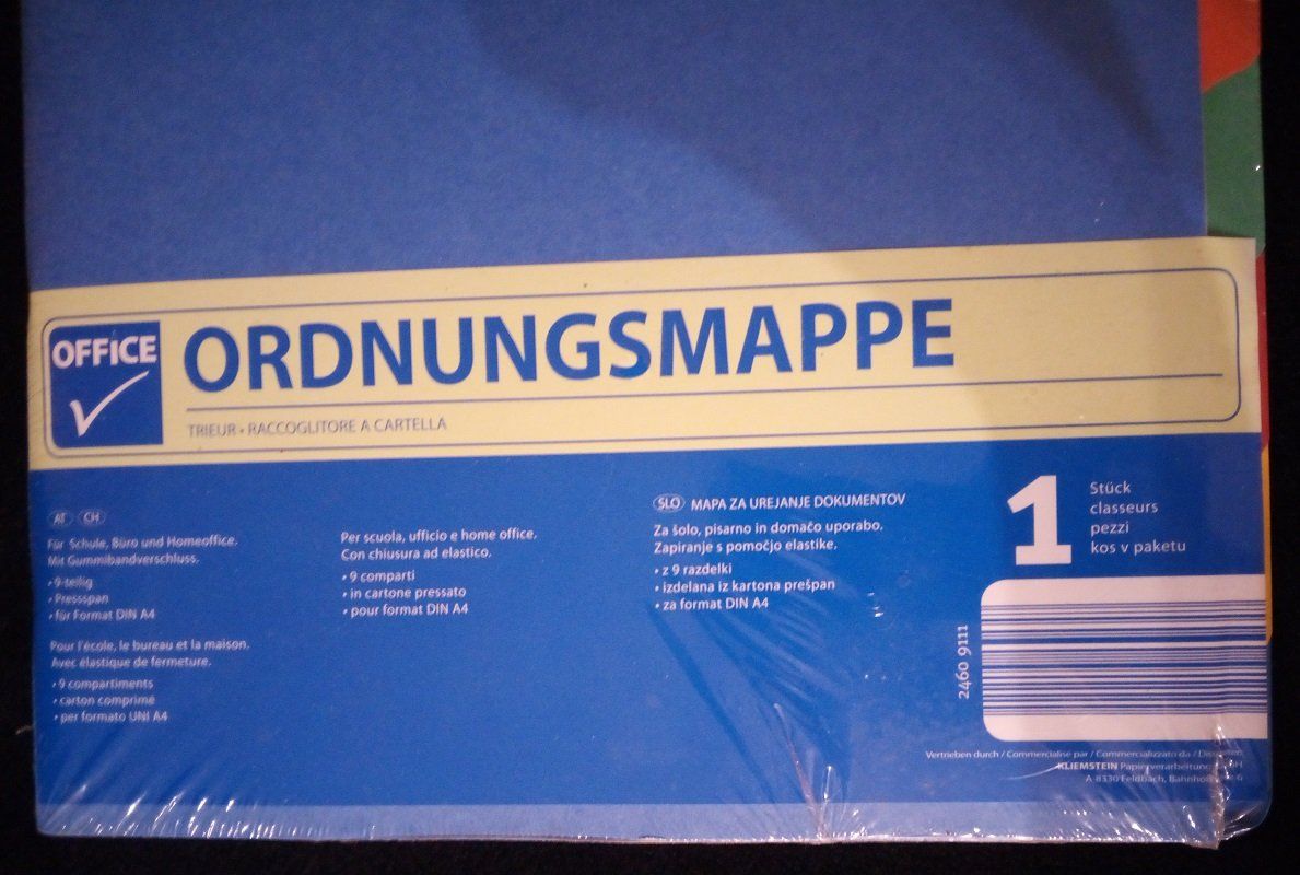 Raccoglitori: Ordnungsmappe Dokumentenmappe Fächermappe Sammelmappe A4 NEU – Nuovo e nell'imballaggio originale da Werdenberg venduto da EXA-Secondhand 1