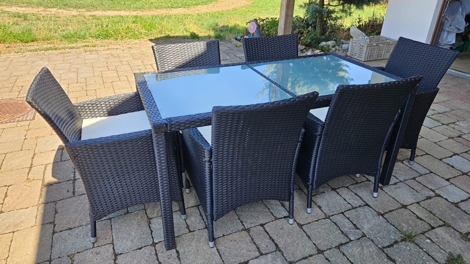 Tischset: Rattan Tisch mit Stühlen – Gebraucht aus Möriken AG von NoLeMaNi 1