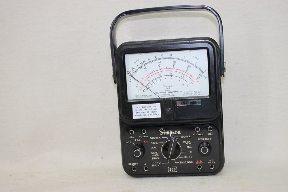 Simpson Multimeter 260 Analog (Gebraucht) in Thun für CHF 68 – mit ...