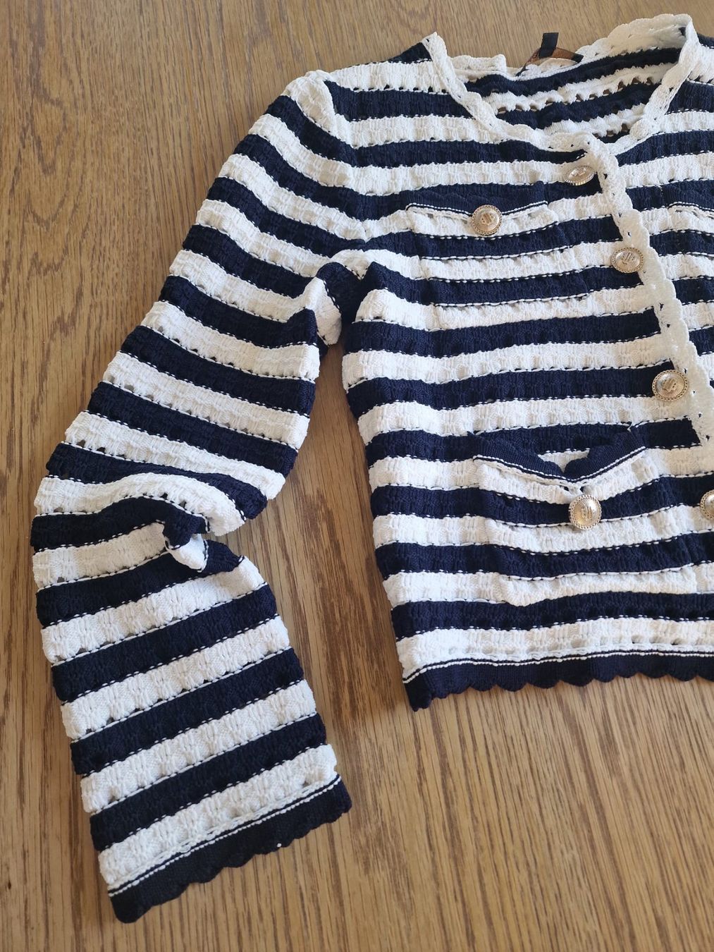Giacche: Gestreifte Strickjacke Maje, Grösse 1 – Usato da Seftigen venduto da G00 2
