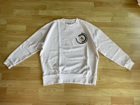 Zara 'Circle' Pullover M Creme NO Carhartt Bench Ragwear