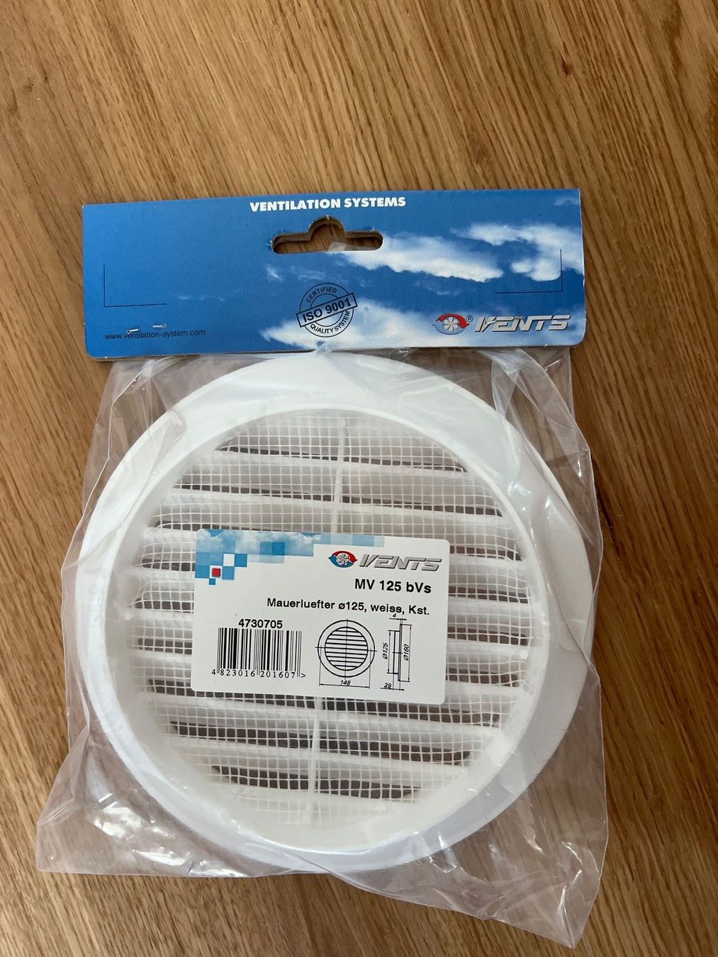 Ventilation: Mauerlüfter Durchmesser 125 weiss – Neuf avec emballage d'origine à Leuggern par nici_stern222