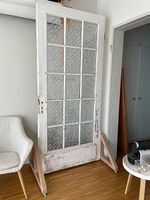 Antique seltene Mehrsprossentür, Raumtrenner, Tomatenhaus