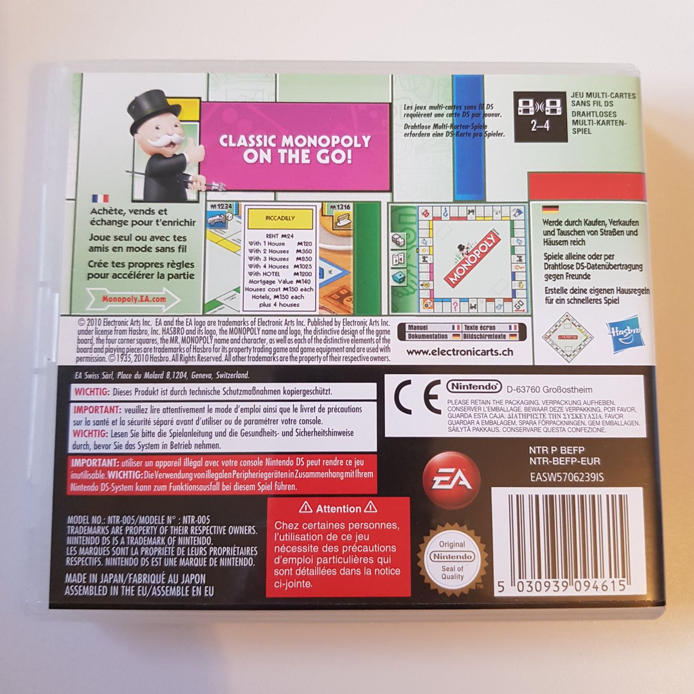 Nintendo Jeux: Monopoly /DS – D'occasion à Münchenstein par 2DGames 1