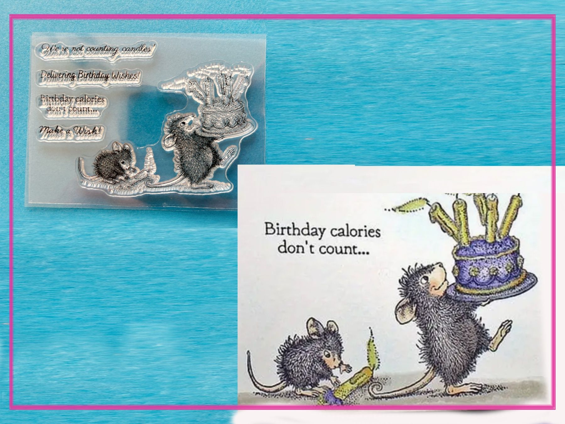 Timbri: Maus Geburtstag - Silikonstempel – Nuovo e nell'imballaggio originale da Frenkendorf venduto da jazzplatten