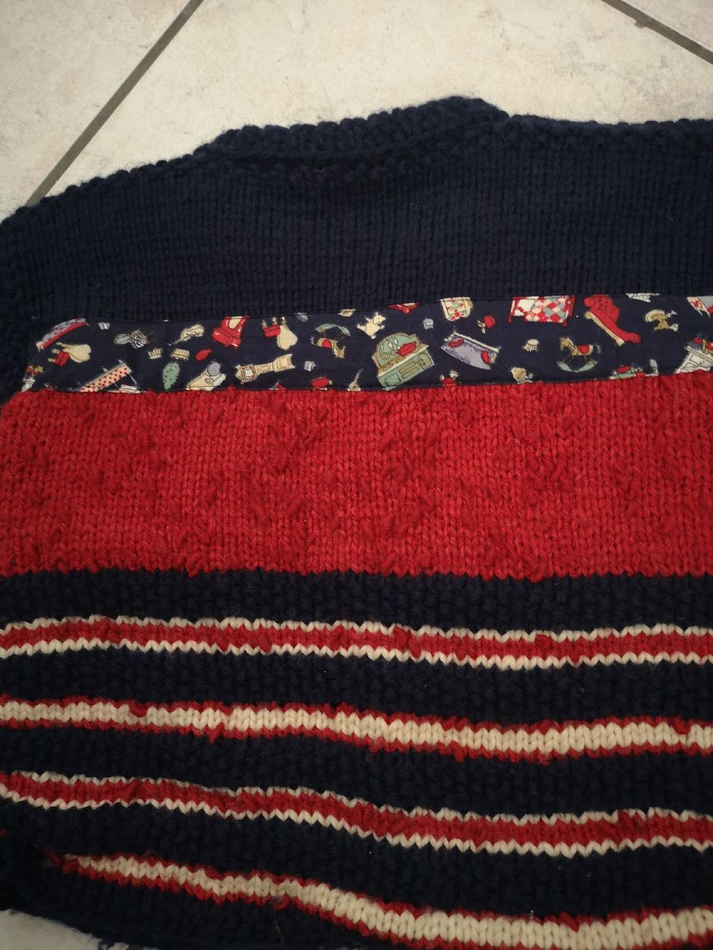 Giacche & Cappotti: Strickjacke Handarbeit gr. 86-92 – Usato da Sevelen venduto da gsandax 4
