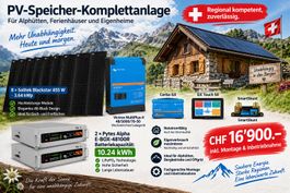 PV-Komplettanlage mit 10.24 kWh Speicher