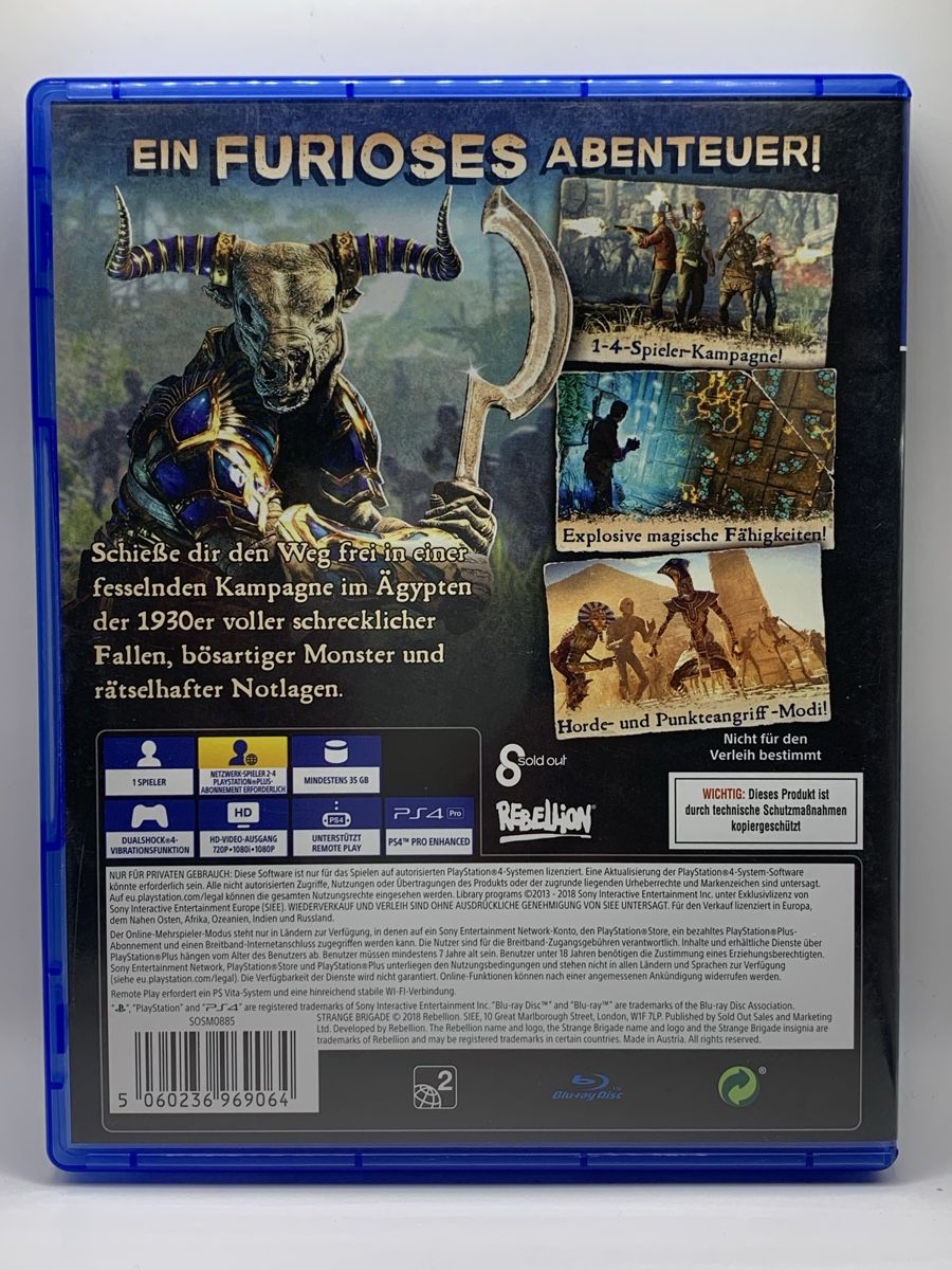 Sony Giochi: Strange Brigade - PS4 – Usato da Ostermundigen venduto da RG-Collector 1