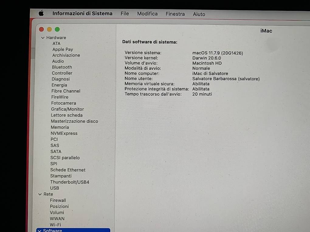 PC: Vendo Apple iMac schermo 27" – Usato da Cugnasco venduto da sal_8sf7 4