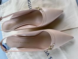Louis Vuitton Slingback Pump - Gr 38