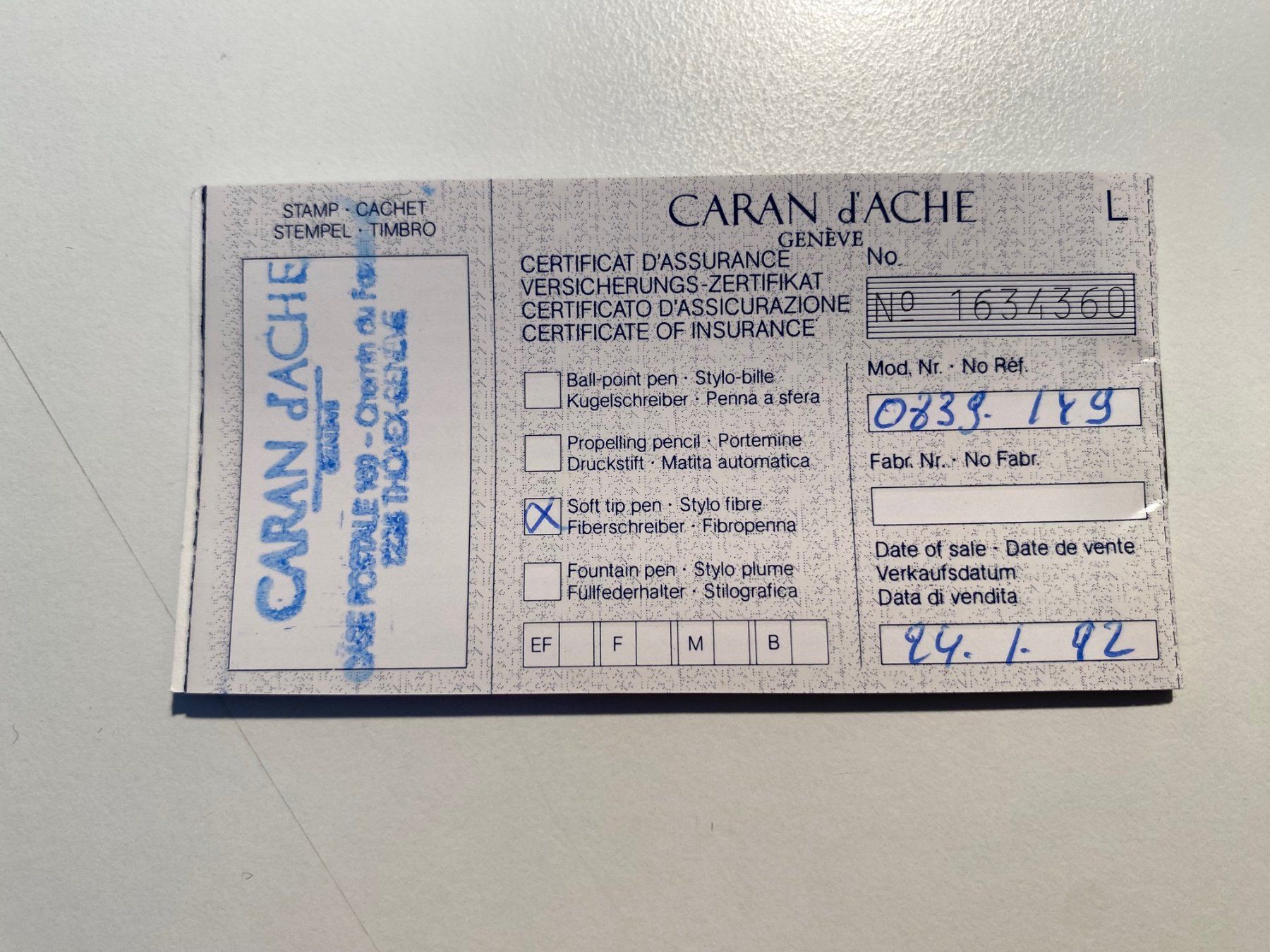 Caran D'Ache Penna & Evidenziatori: Schreiber CARAN d'ACHE "Collection Madison" – Nuovo e nell'imballaggio originale da Emmetten venduto da 2006brunoh 6